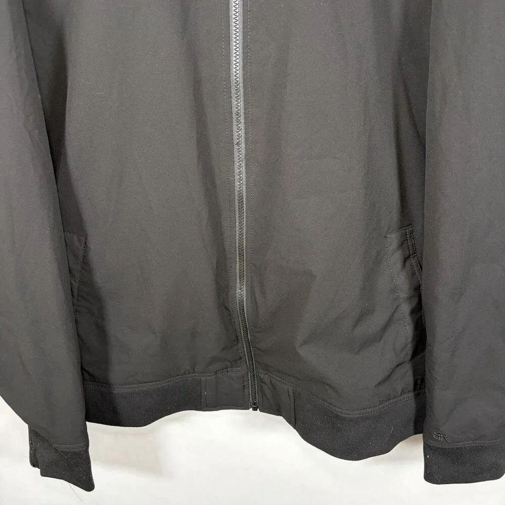 Banana Republic Full Zip Insulated Bomber Jacket Mens XXL 2XL Snap Pockets EUC